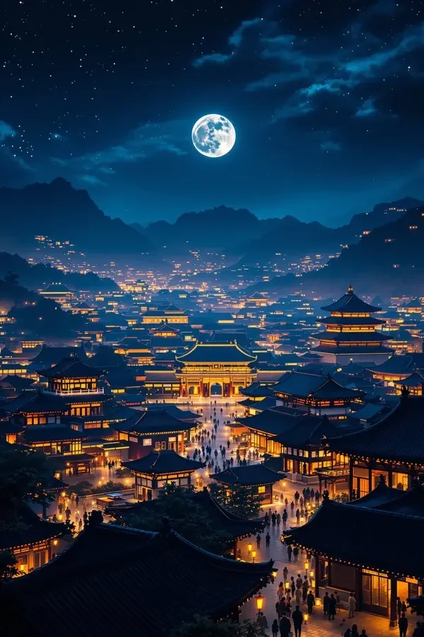 古都夜未央·4K 电影海报封面
